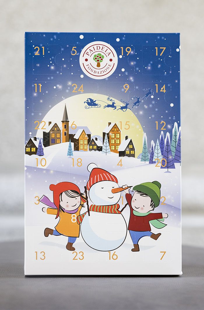Torna il Calendario dell’Avvento solidale Paideia: un magico conto alla rovescia che ci accompagna al Natale
